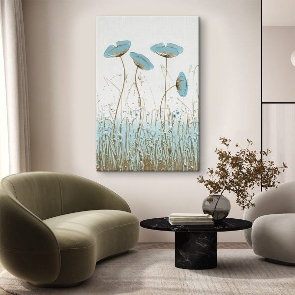 Peinture de fleurs dans un champ Peinture de fleurs dans un champ