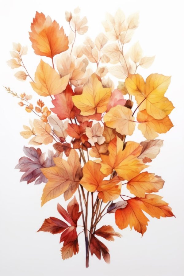 Aquarelle de feuilles Aquarelle de feuilles