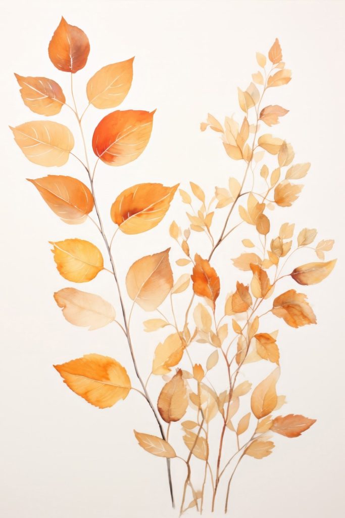 s35973p 683x1024 - Peinture de feuilles d'oranger