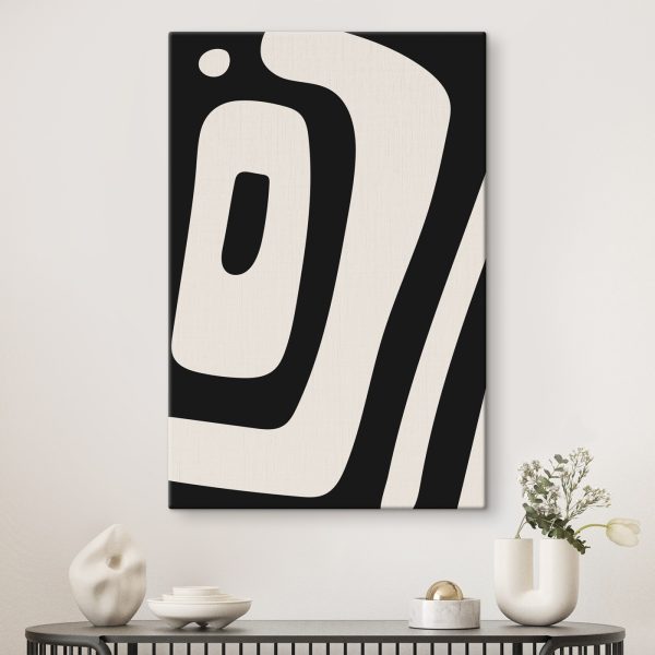 Objet rayé noir et blanc Objet rayé noir et blanc