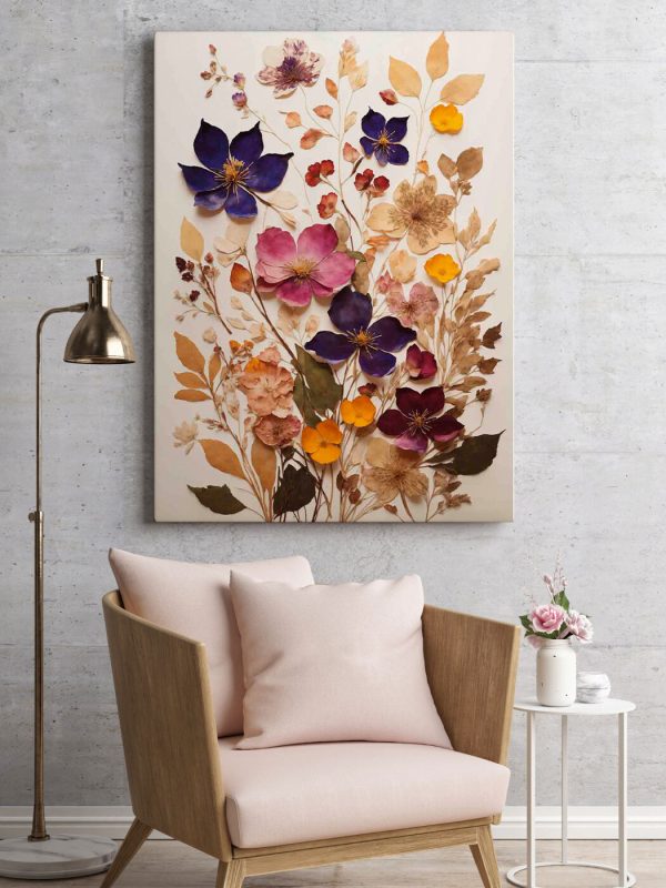 Groupe de fleurs et de feuilles Groupe de fleurs et de feuilles