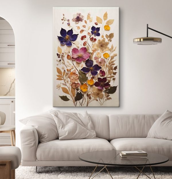 Groupe de fleurs et de feuilles Groupe de fleurs et de feuilles