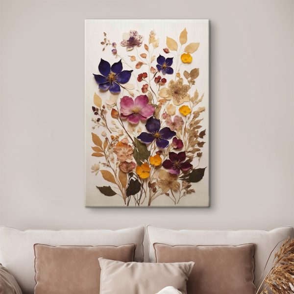Groupe de fleurs et de feuilles Groupe de fleurs et de feuilles