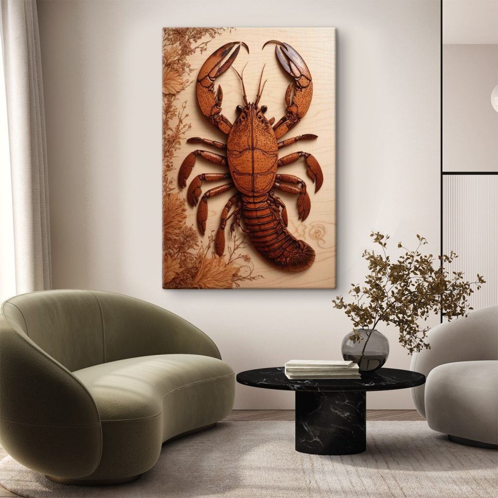 Lobster made out of wood Lobster made out of wood
