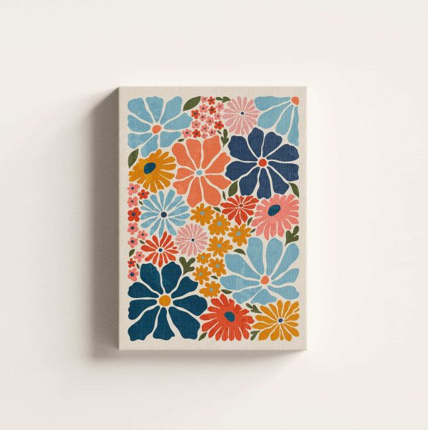 Colorful flower pattern Colorful flower pattern