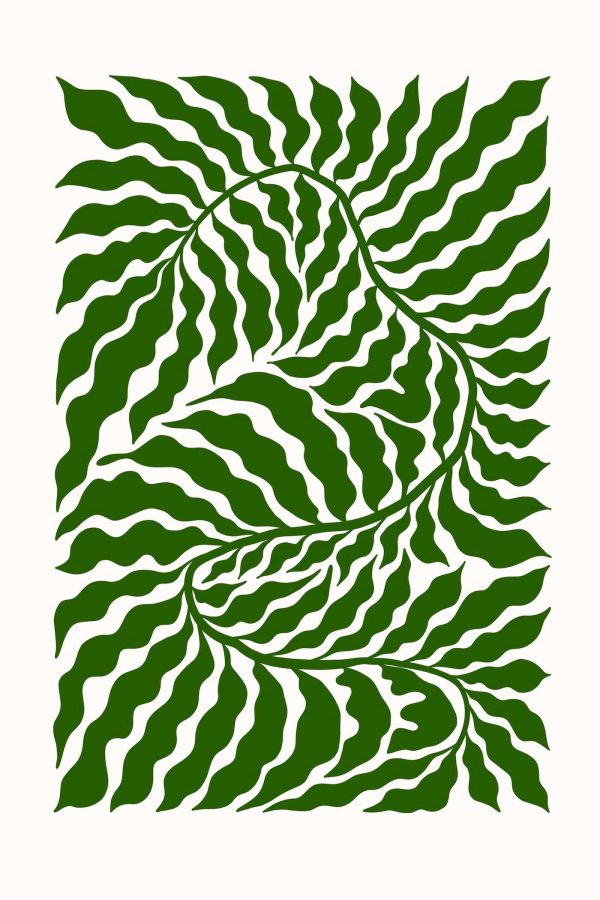 Motif vert et blanc Motif vert et blanc