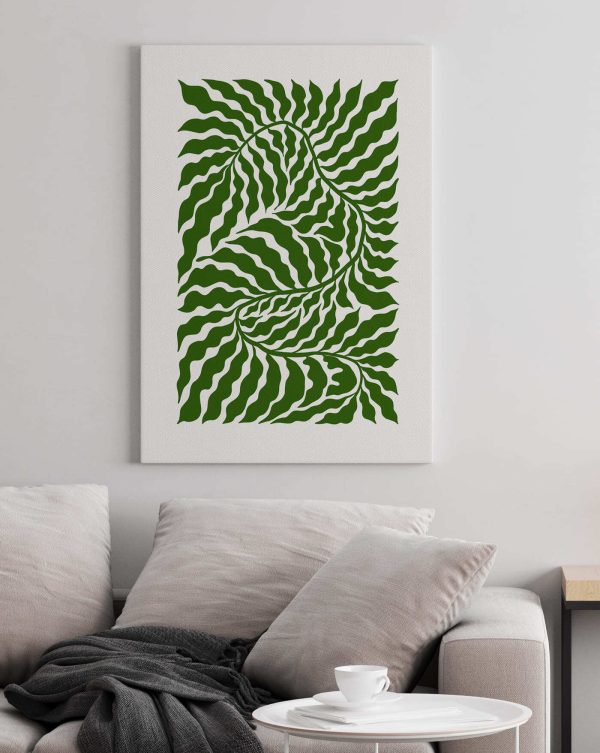 Motif vert et blanc Motif vert et blanc