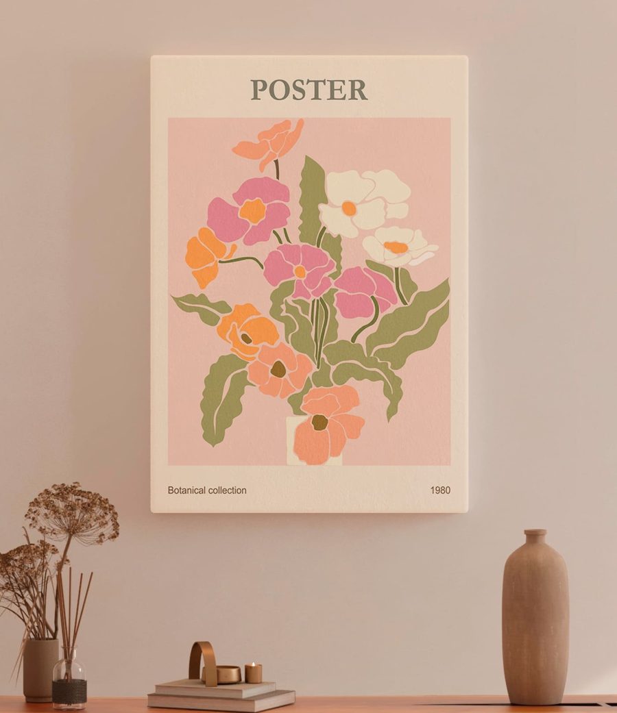 Fleurs vintage : L'élégance pastel