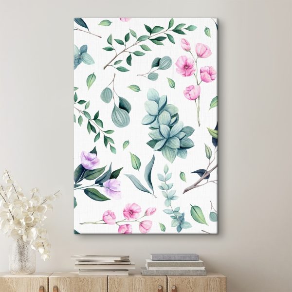 Motif de fleurs et de feuilles Motif de fleurs et de feuilles