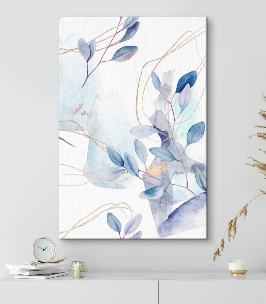 L'élégance de l'aquarelle et des feuilles