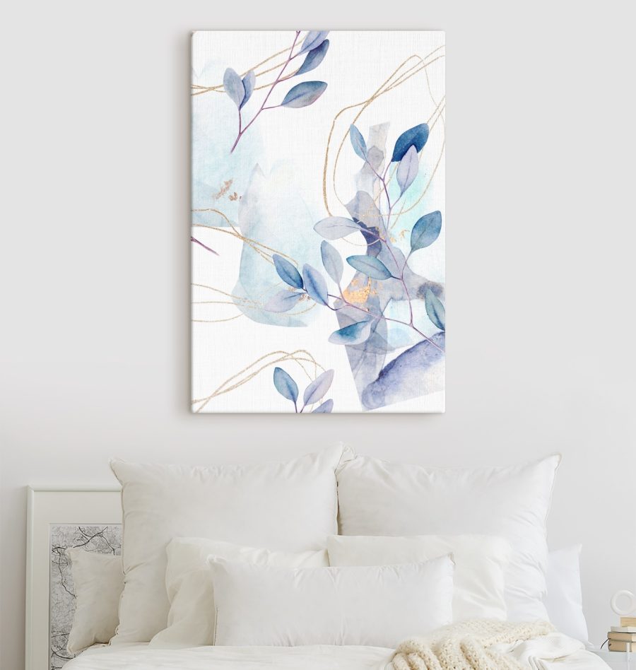 L'élégance de l'aquarelle et des feuilles