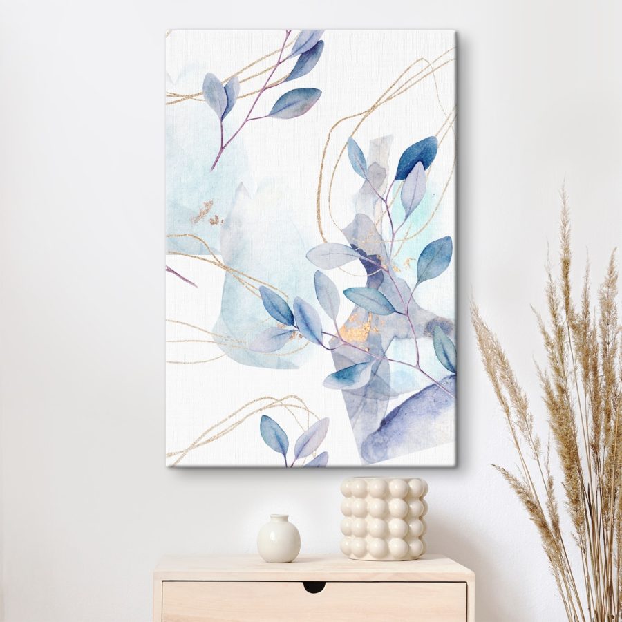 L'élégance de l'aquarelle et des feuilles