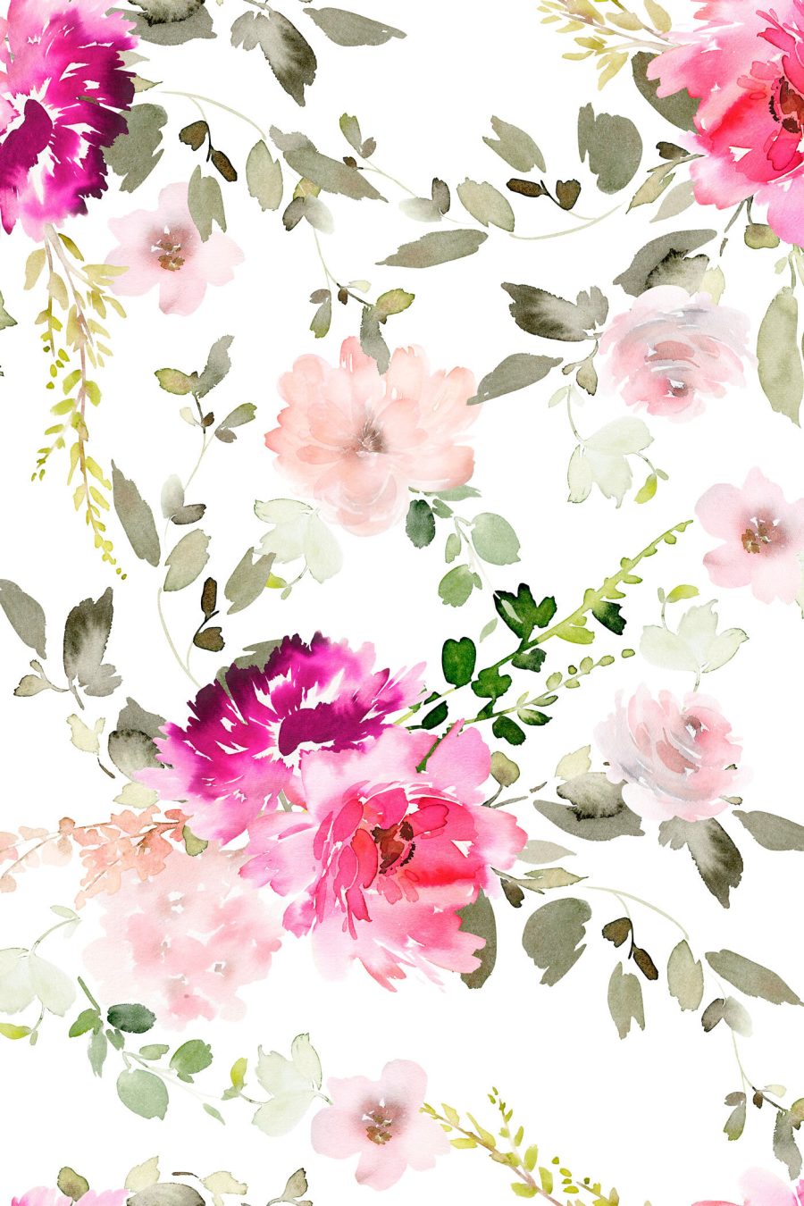 Aquarelle de fleurs
