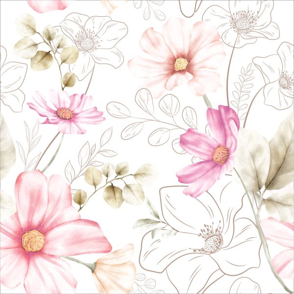 Des pastels doux dans une harmonie florale Des pastels doux dans une harmonie florale