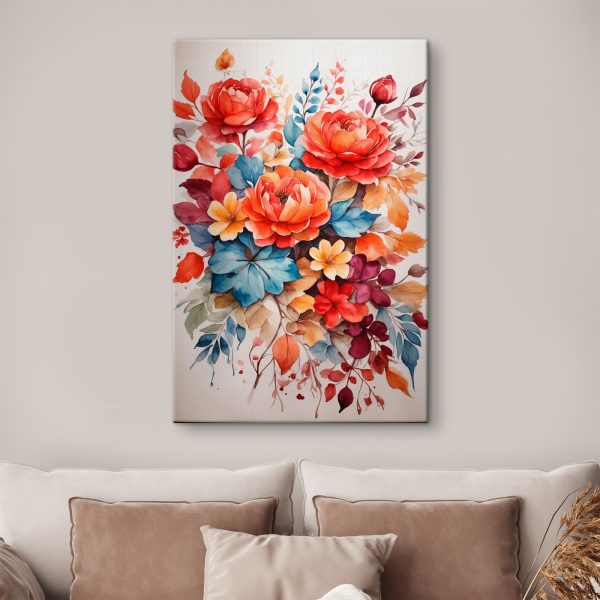 Peinture de fleurs et de feuilles Peinture de fleurs et de feuilles