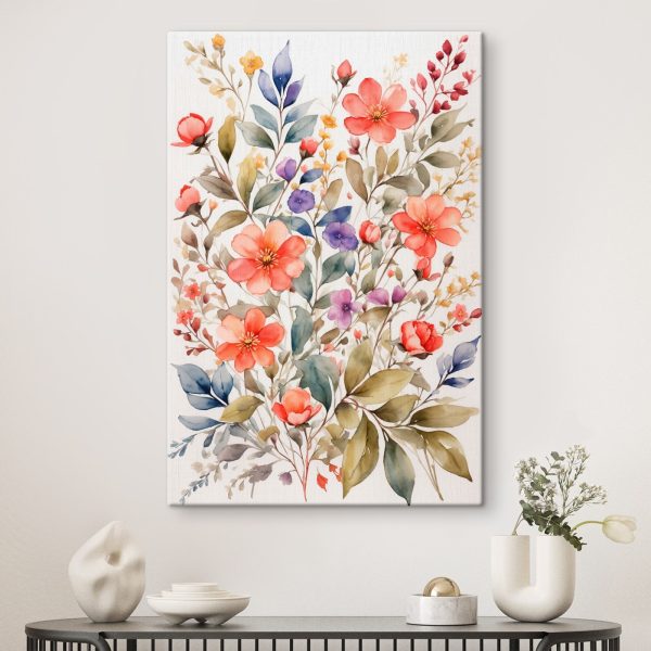Peinture de fleurs et de feuilles Peinture de fleurs et de feuilles