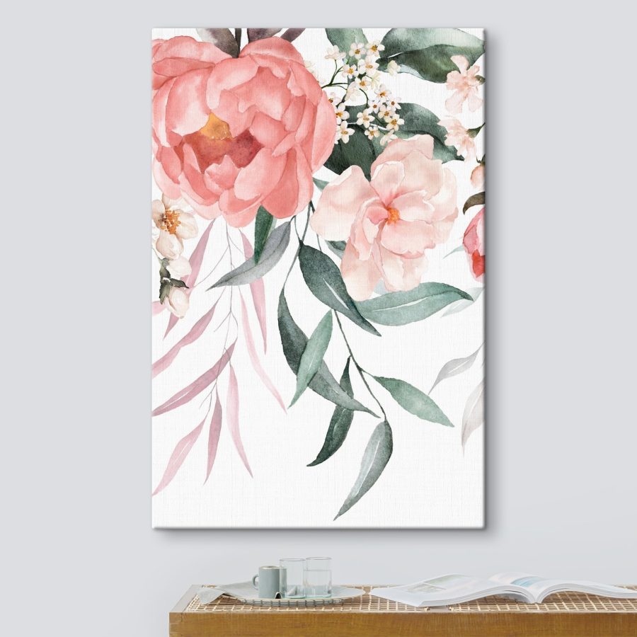 Les pastels doux dansent dans l'aquarelle