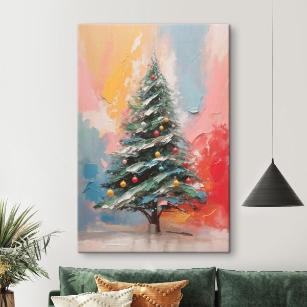 Peinture d'un arbre de Noël Peinture d'un arbre de Noël