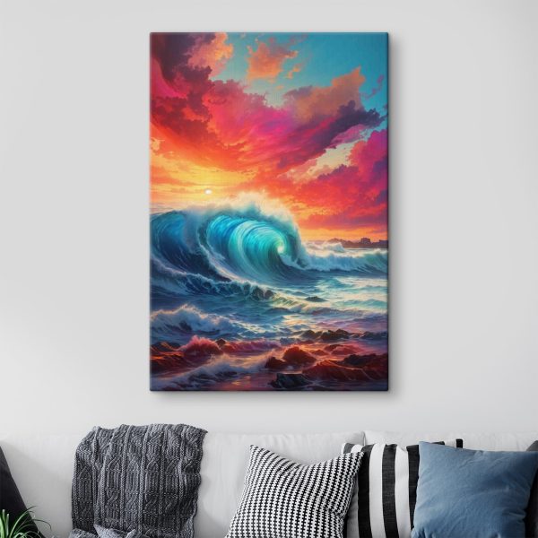 Grande vague dans l'océan Grande vague dans l'océan