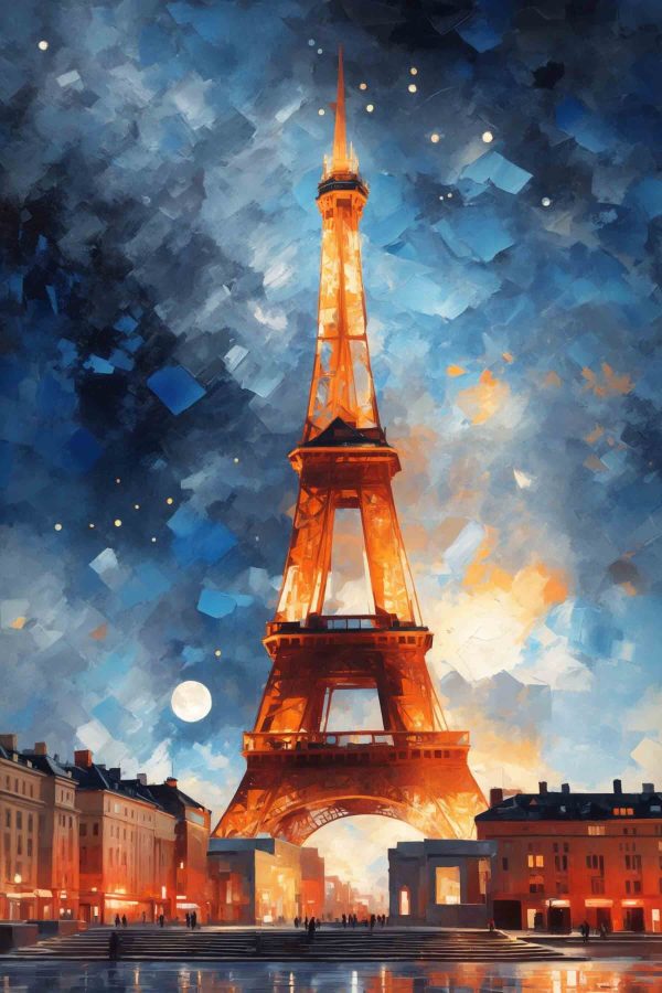 Tour illuminée la nuit Tour illuminée la nuit