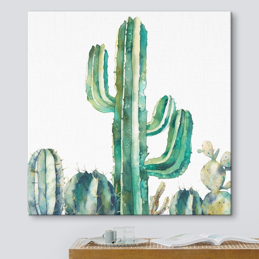 Aquarelle d'un cactus