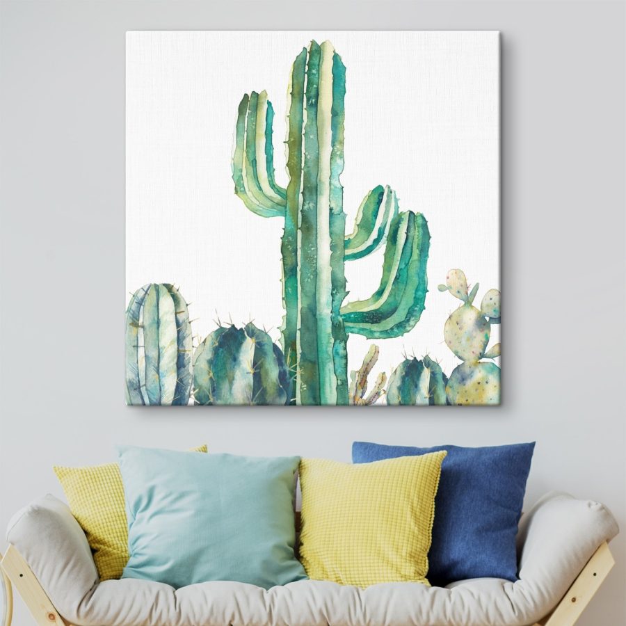 Aquarelle d'un cactus