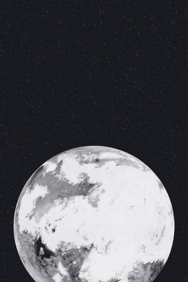 Planète dans l'espace avec des étoiles Planète dans l'espace avec des étoiles