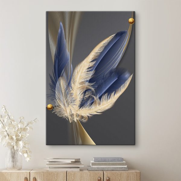 Elegant feathers in harmonious flow Elegant feathers in harmonious flow
