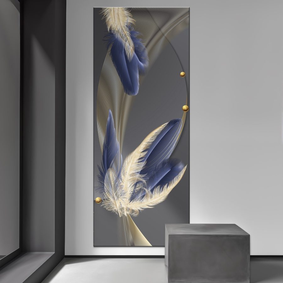 Elegant feathers in harmonious flow Elegant feathers in harmonious flow