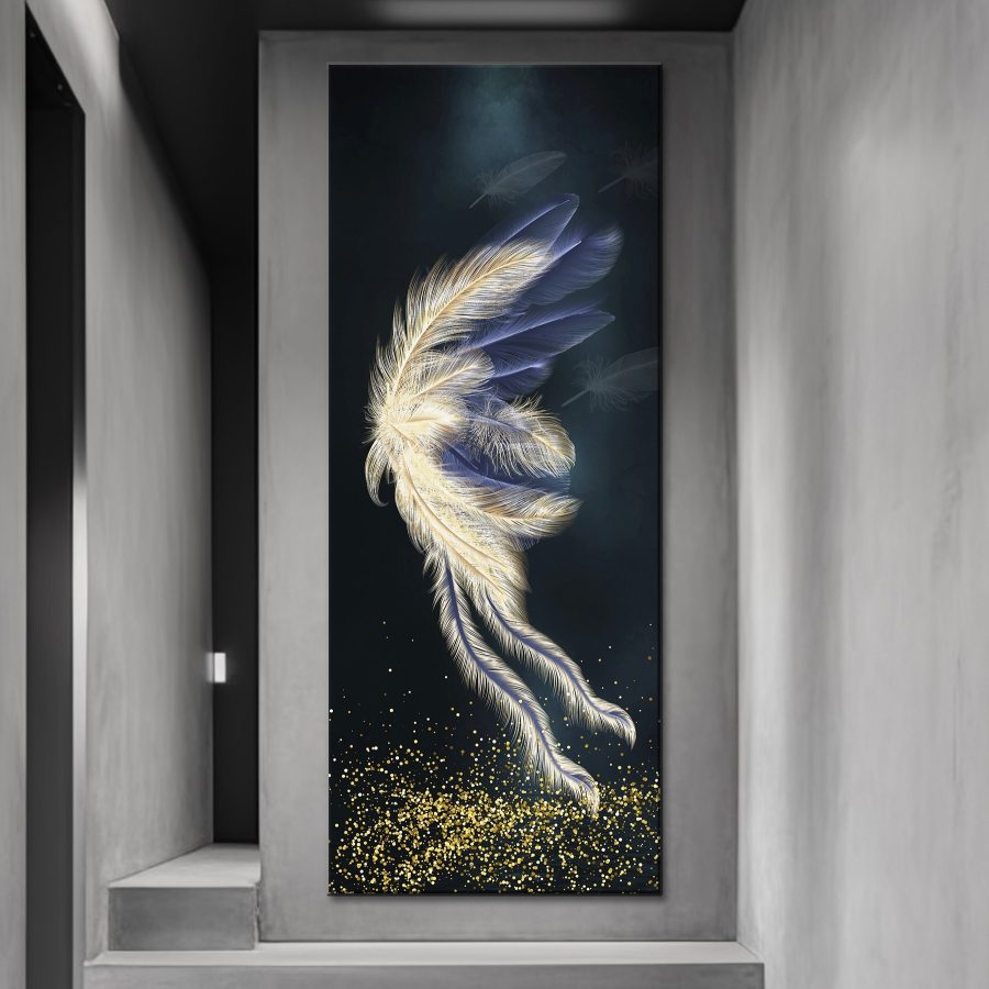 Plume éthérée en Nuit étoilée