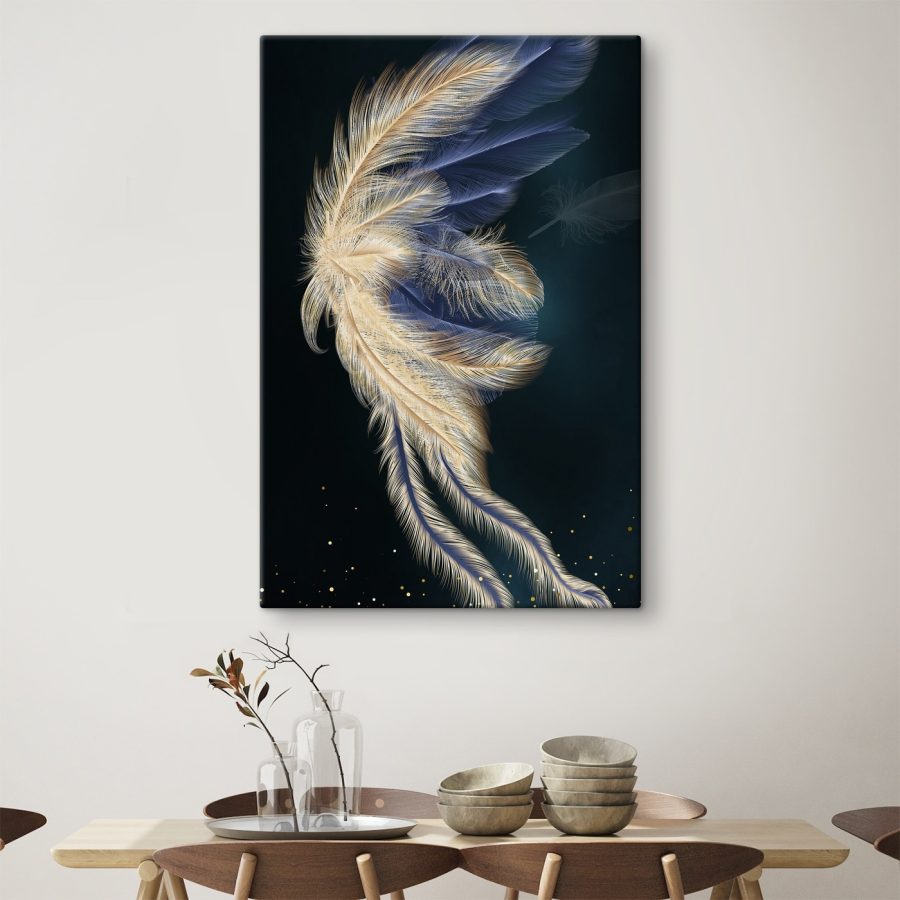 Plume éthérée en Nuit étoilée