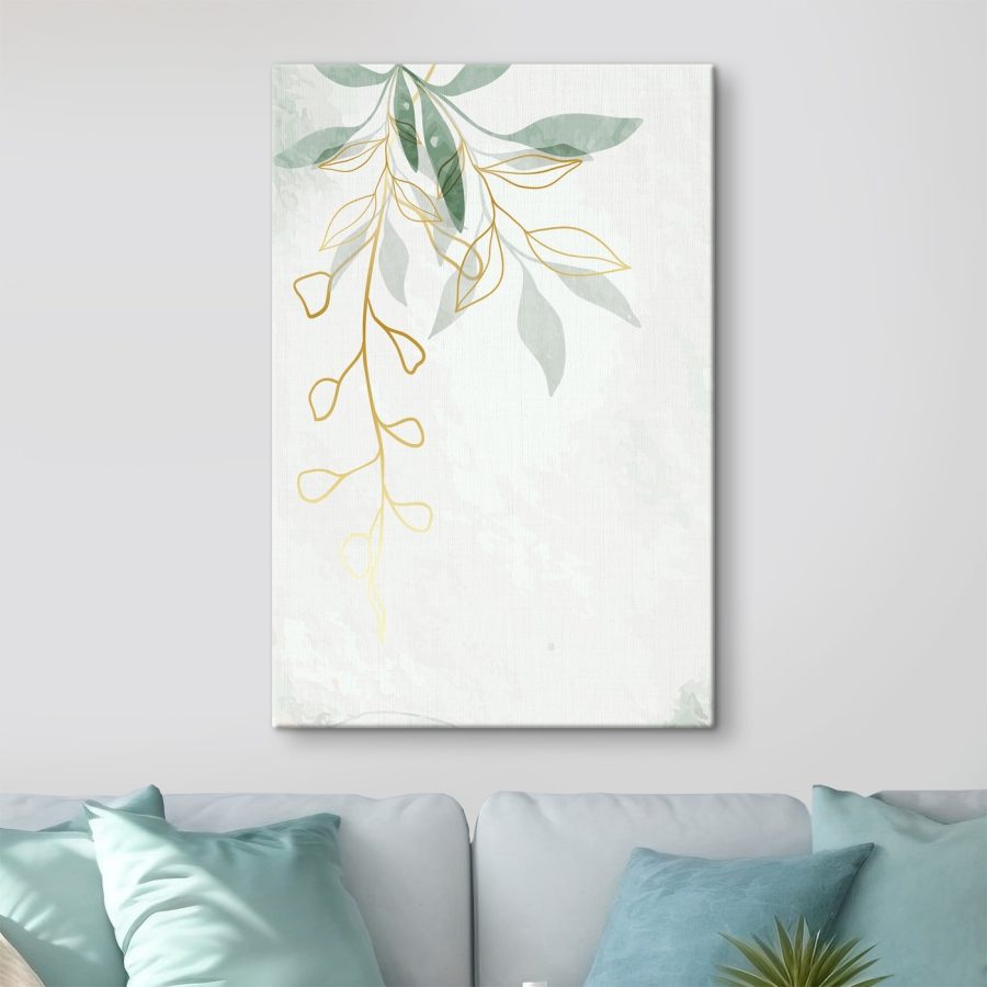 Des feuilles élégantes dans une harmonie artistique