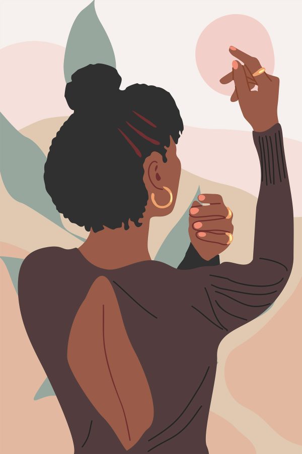 Femme peignant un mur Femme peignant un mur