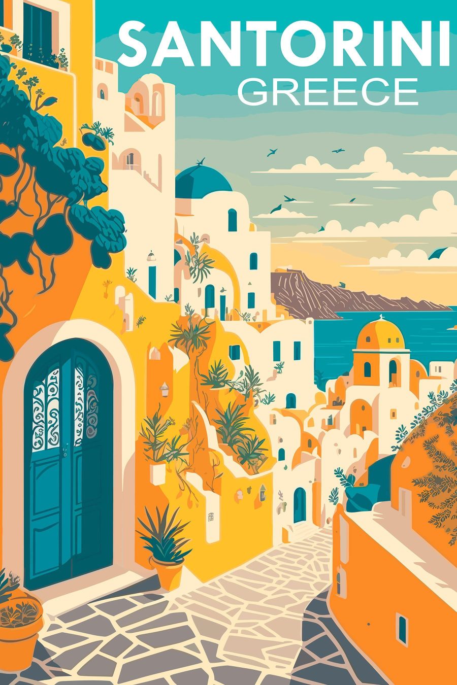 Ville colorée avec une porte bleue et une porte bleue Ville colorée avec une porte bleue et une porte bleue