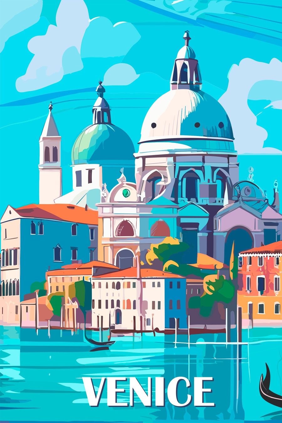 L'eau à côté d'une ville L'eau à côté d'une ville
