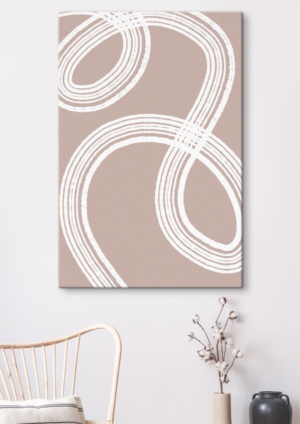 Lignes blanches sur fond rose Lignes blanches sur fond rose