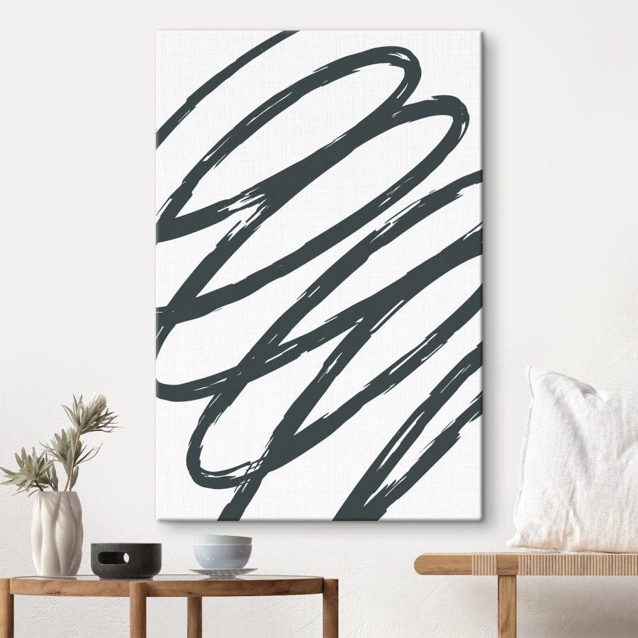 Fond noir et blanc avec des lignes