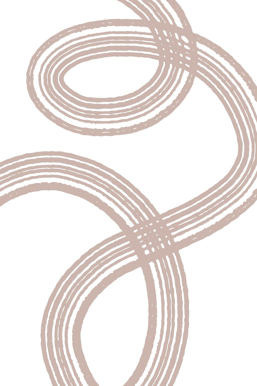 Des lignes sinueuses tissent des chemins sans fin