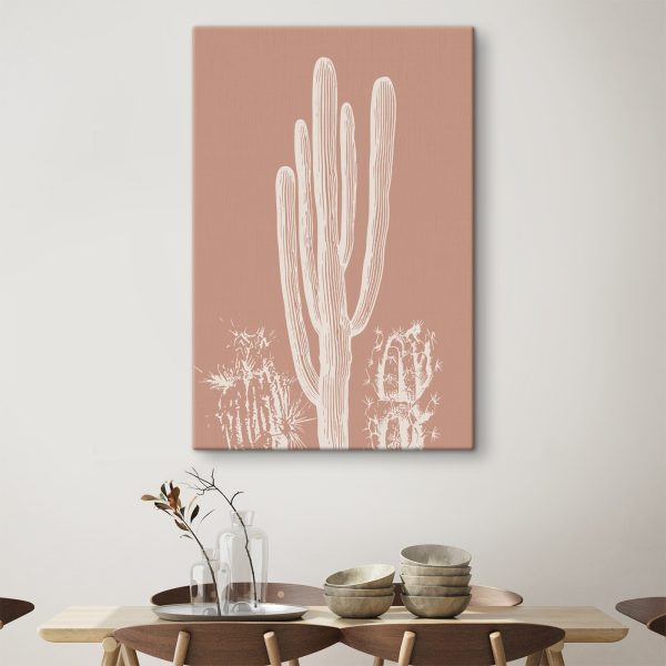 Cactus avec lignes blanches Cactus avec lignes blanches