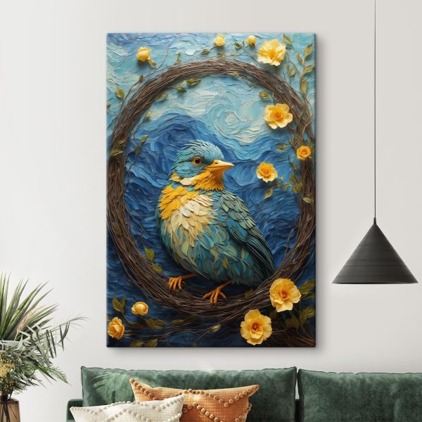 Oiseau dans une couronne Oiseau dans une couronne