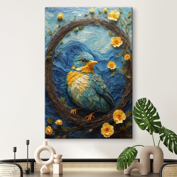 Oiseau dans une couronne Oiseau dans une couronne