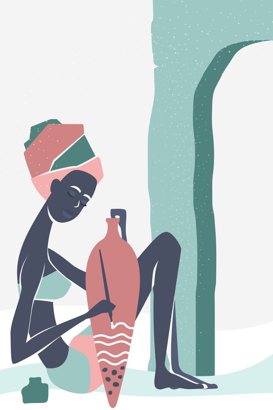 Femme assise sur une chaise Femme assise sur une chaise