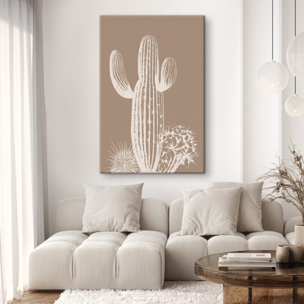 Cactus avec épines et fleurs Cactus avec épines et fleurs