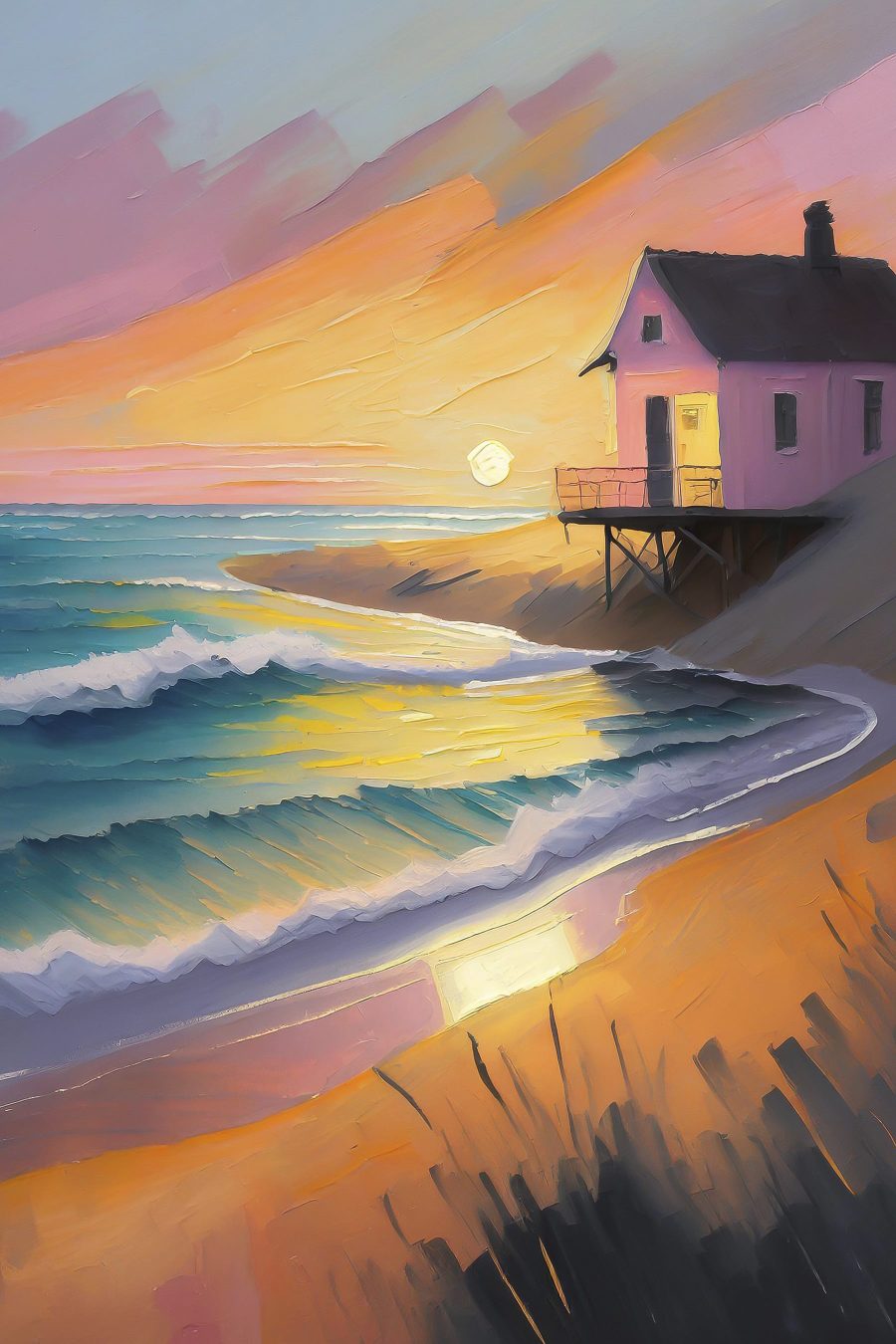 Maison sur la plage