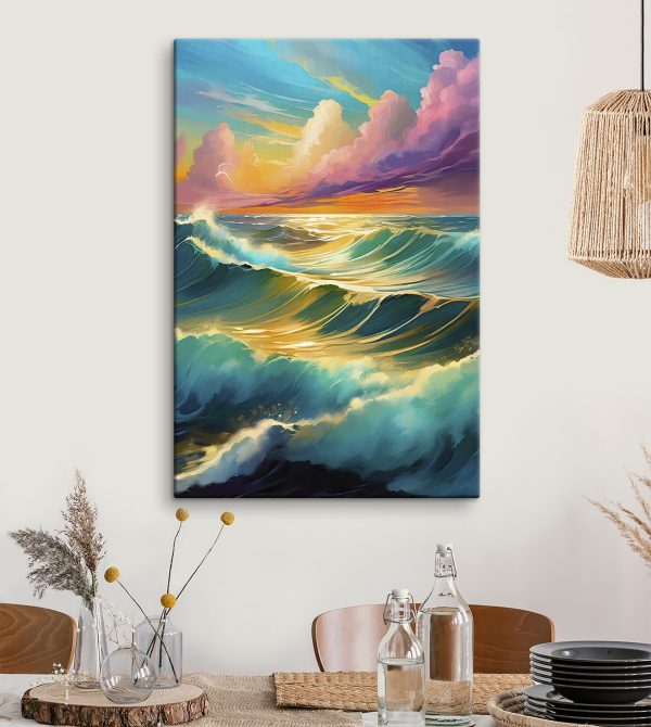 Grandes vagues dans l'océan Grandes vagues dans l'océan