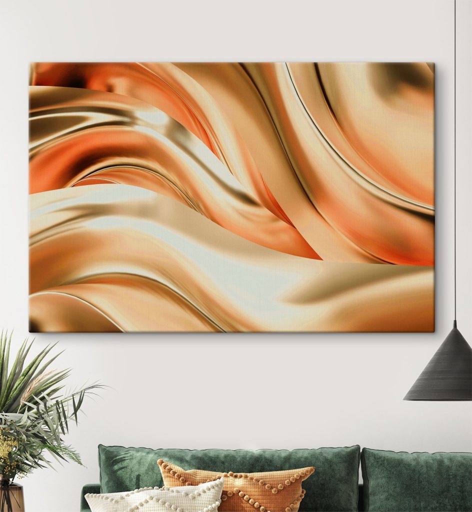 Flowing hues of warmth and cool
