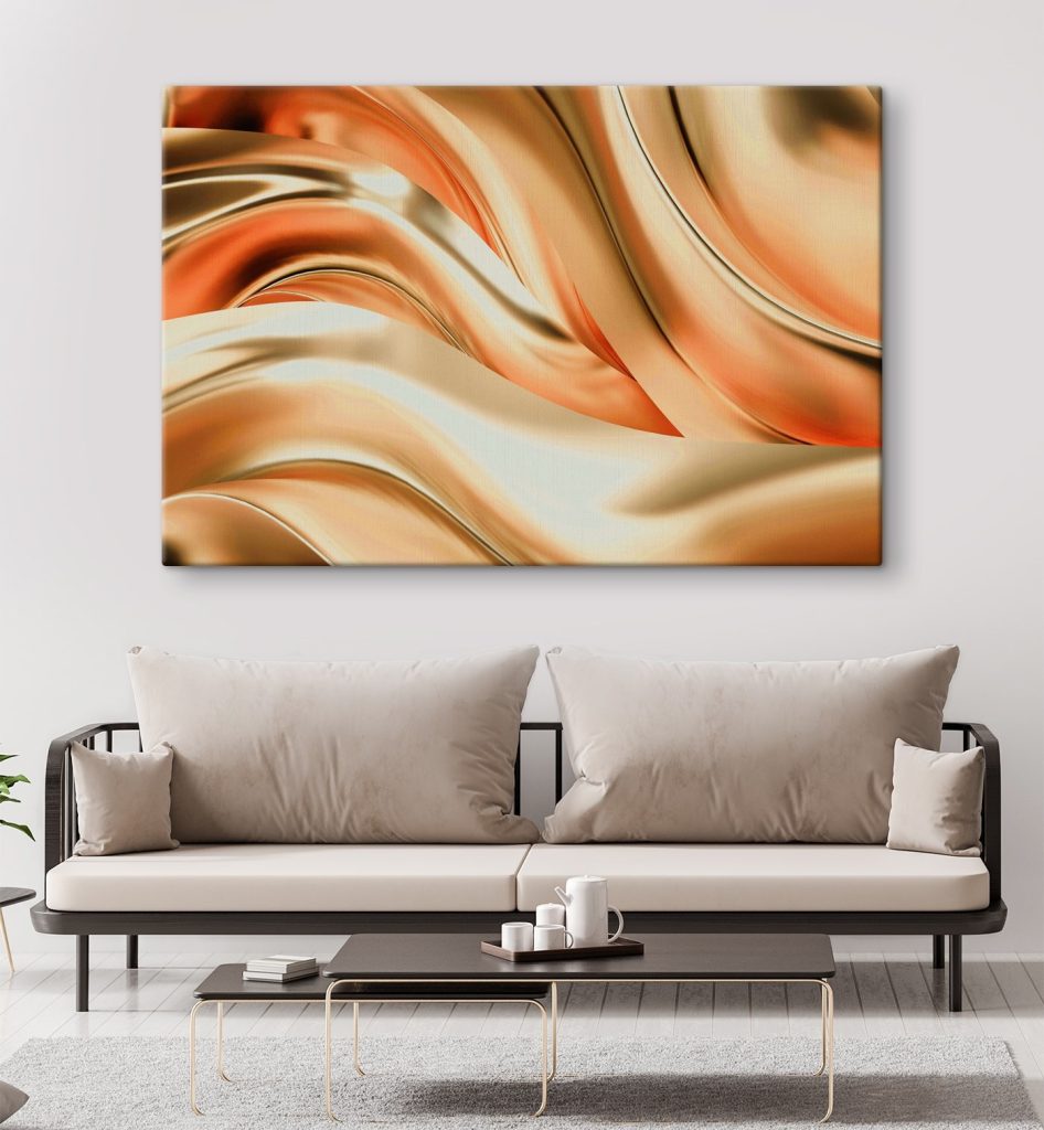 Flowing hues of warmth and cool