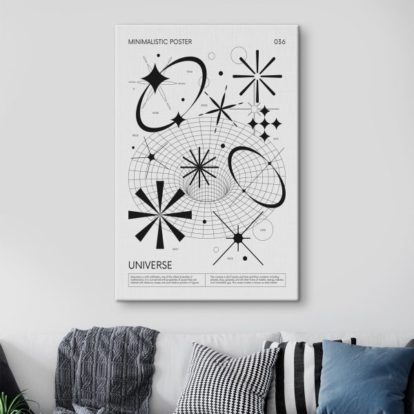 Image en noir et blanc de différentes formes Tableaux Image en noir et blanc de différentes formes