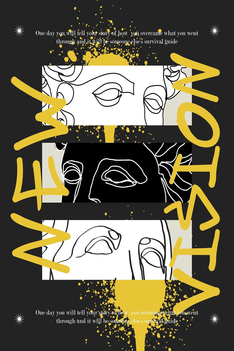 Graphisme d'un visage Graphisme d'un visage