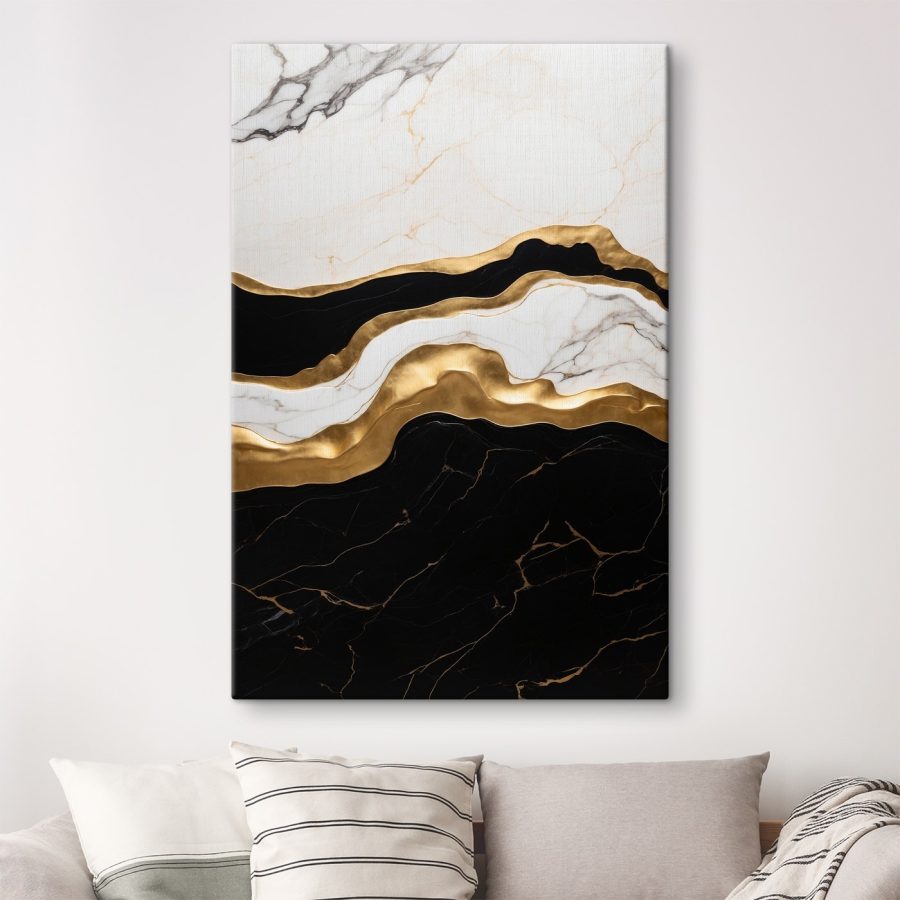 Vagues de marbre en couches élégantes Vagues de marbre en couches élégantes